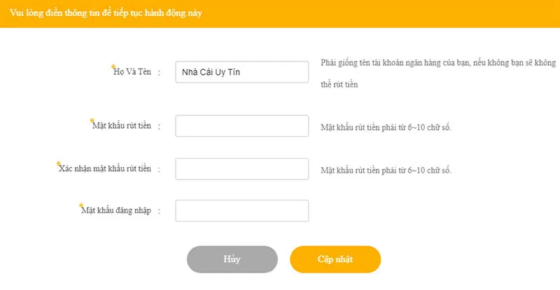 Nạp tiền vào tài khoản một cách nhanh chóng tại 789Bet