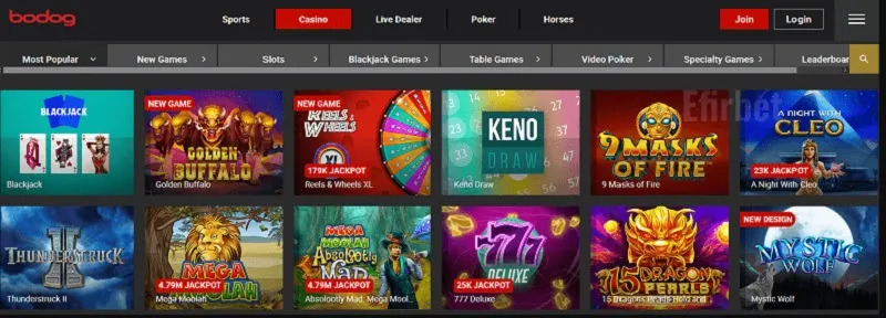 Sòng casino bắt mắt với hơn 200 thể loại khác nhau