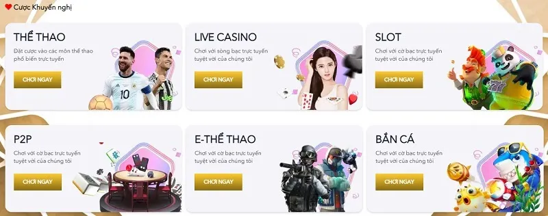 Kho sản phẩm đa dạng của nhà cái H3Bet