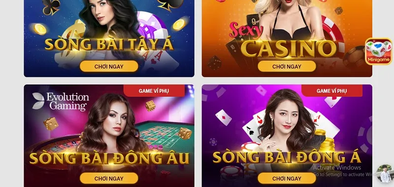 Sòng casino với thiết kế nổi bật và bắt mắt