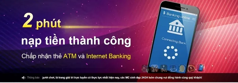 Tiện ích nạp rút tại nhà cái cá cược uy tín Kubet