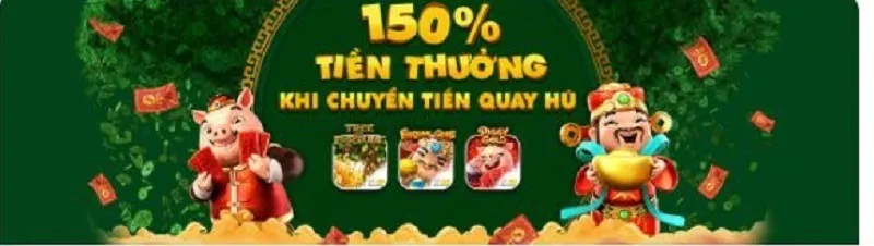 Thưởng 150% khi tham gia nổ hũ tại FB88