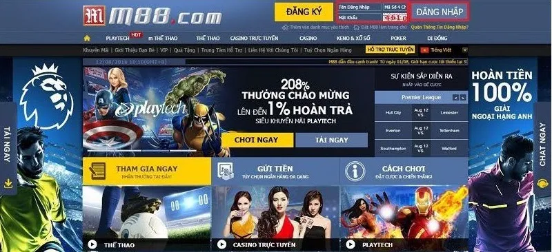 Vài tips nhận thưởng tại M88