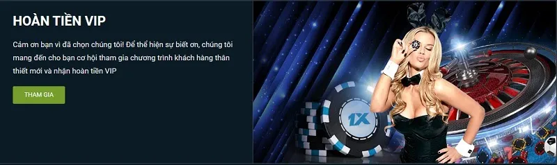 Tri ân siêu khủng tại nhà cái uy tín 1xBet cho khách hàng thân thiết