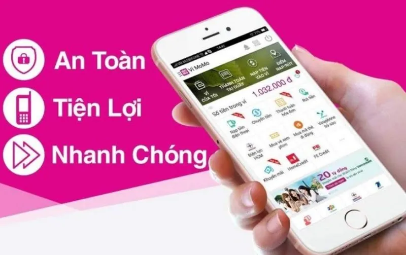 MoMo là một trong những hình thức thanh toán chính tại 388Bet