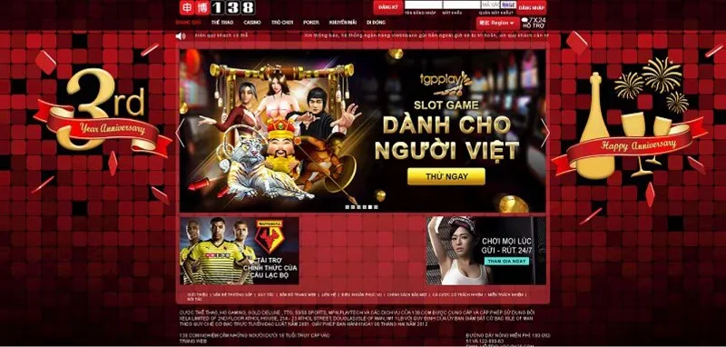 Nhà cái 138Bet uy tín hàng đầu trong làng cá cược