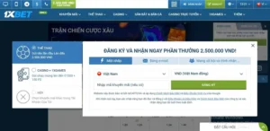 Hướng dẫn nạp rút 1xBet cực đơn giản cho người chơi mới