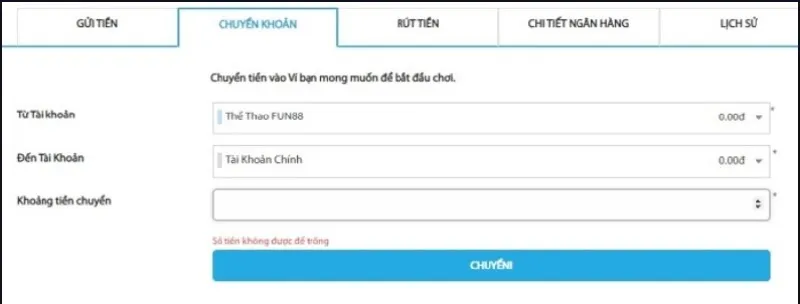 Quy trình nạp rút dễ dàng, nhanh chóng nhất Việt nam