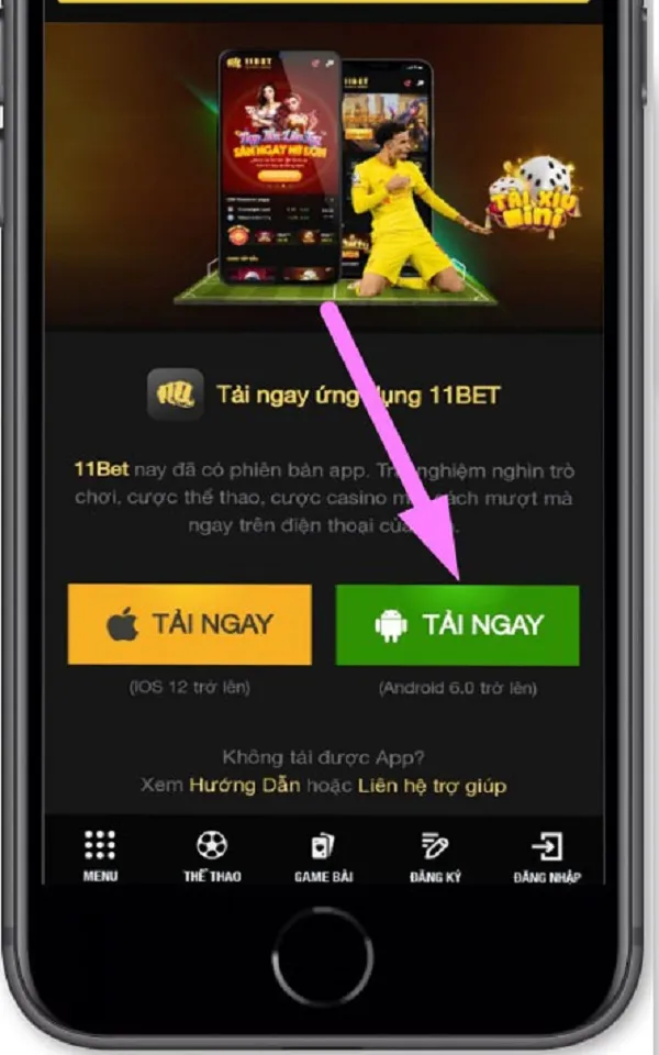 Tải app 11bet cho Android