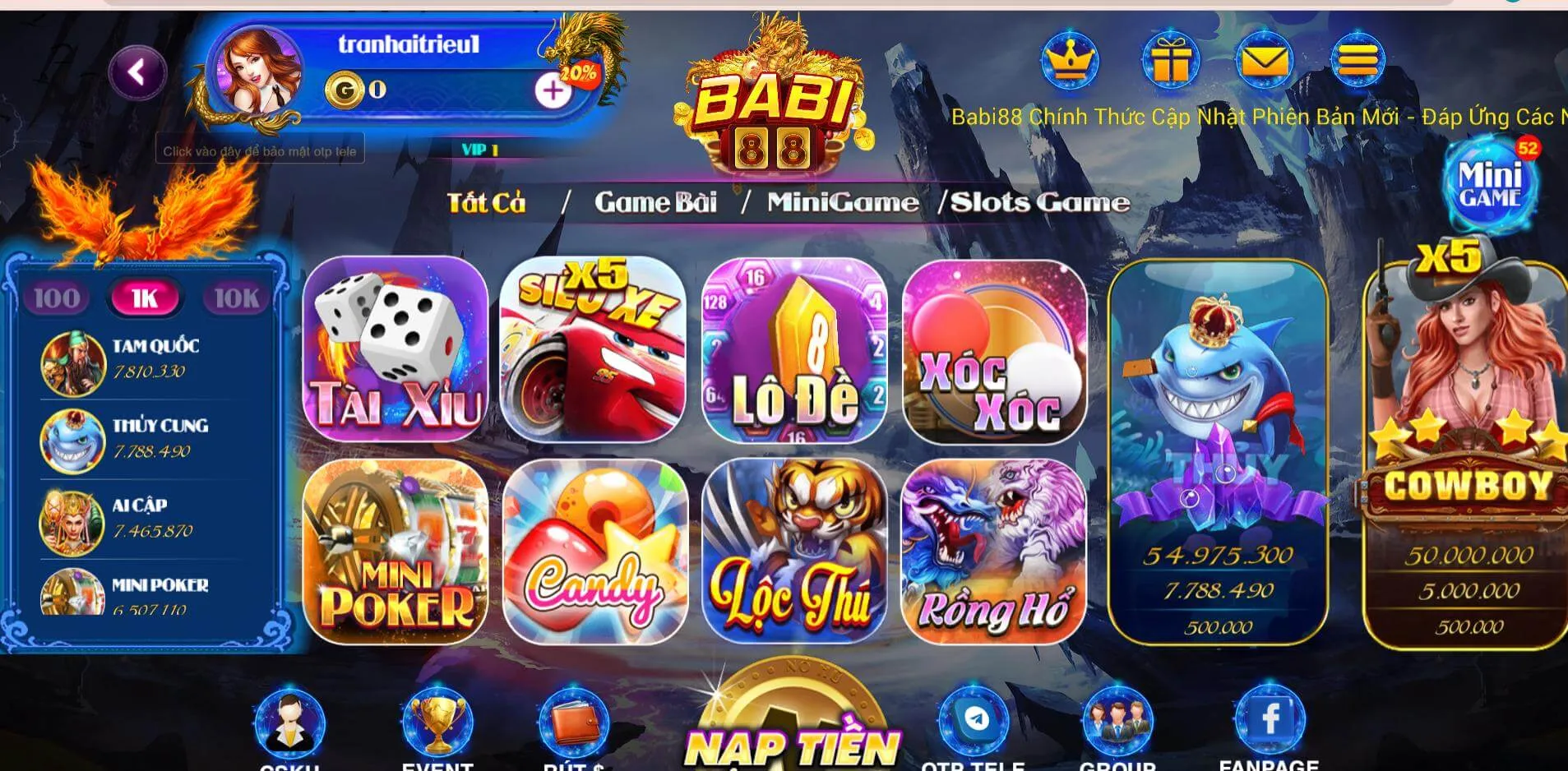 Tổng quan về cổng game Babi88