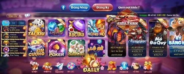 Kho game đa dạng