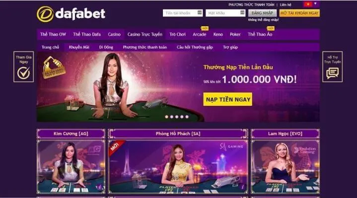 Dafabet - Nhà cái cá cược thể thao hàng đầu châu Á