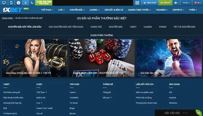 Đánh giá chi tiết nhà cái 1Xbet