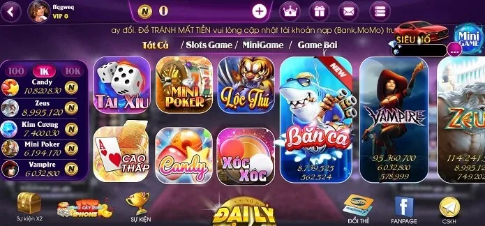 Các tính năng ưu việt của cổng game NOHU39.