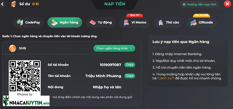 Khuyến mãi nạp tiền cho cả tân cược thủ và người chơi lâu năm