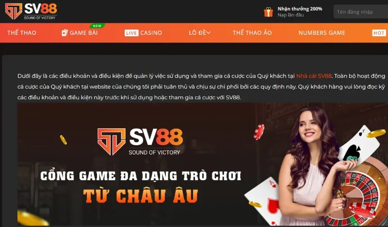 Hướng dẫn đăng ký SV88