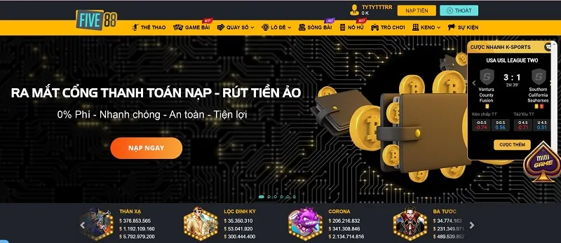 rút tiền Five88