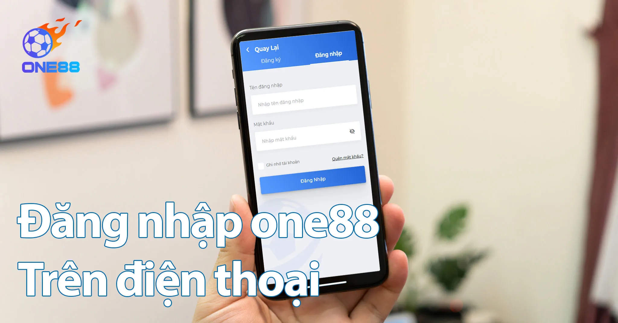 ứng dụng dành riêng cho điện thoại di động One88 Mobile App có thể tương thích với hệ điều hành IOS, lẫn Androi