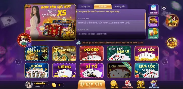 Những tựa game HOT nhất có tại Ngon Club