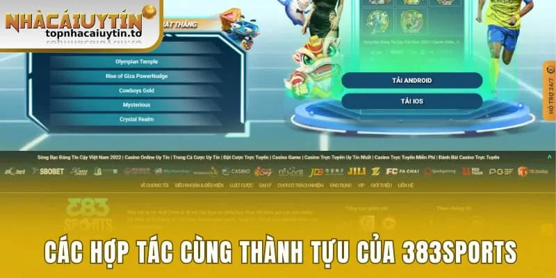 Các hợp tác cùng thành tựu đạt được