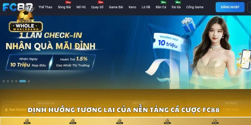 Định hướng tương lai của nền tảng cá cược FC88