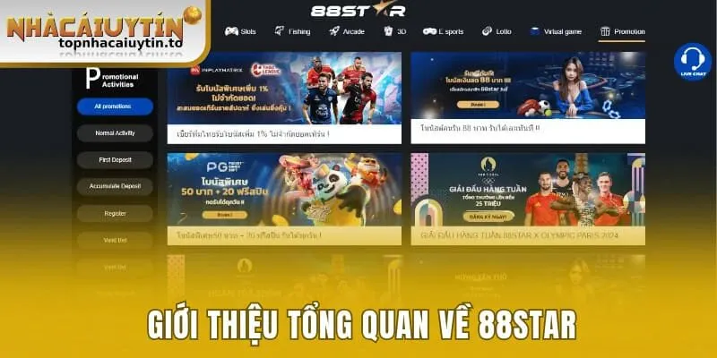 Giới thiệu tổng quan về 88star