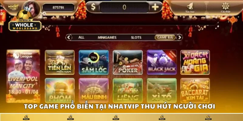 NhatVip – Cổng game đẳng cấp với kho trò chơi phong phú