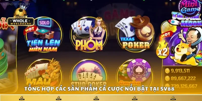 SV88 - Nhà cái số 1 với kho game cá cược đỉnh cao