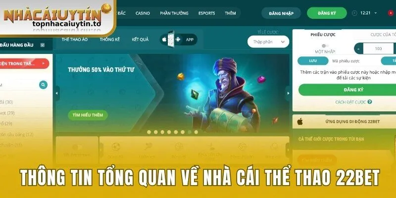 Thông tin tổng quan về nhà cái thể thao 22Bet