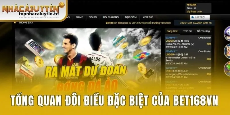 Tổng quan đôi điều đặc biệt của Bet168vn 